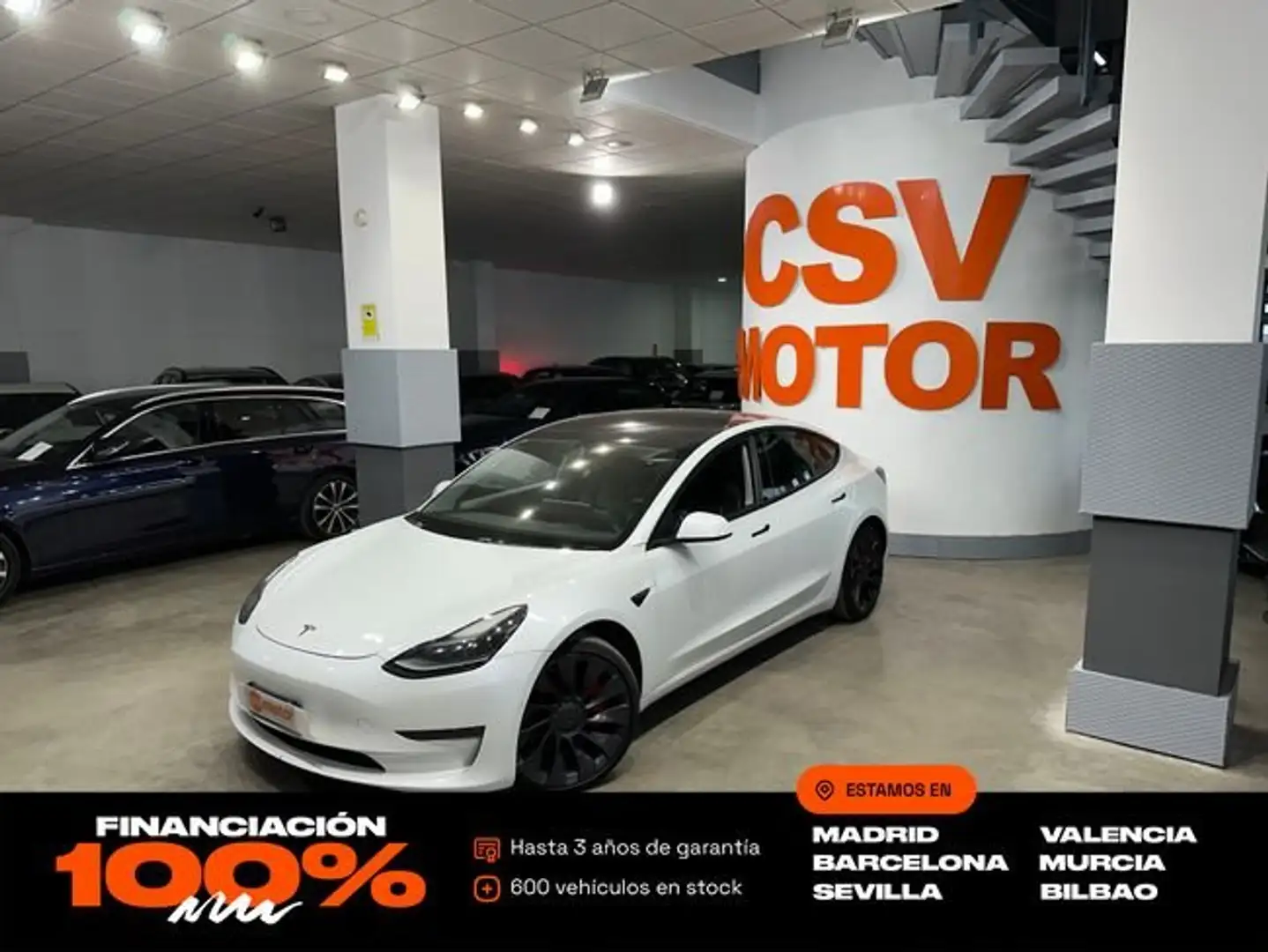 Tesla Model 3 Performance 4WD Blanco - 1
