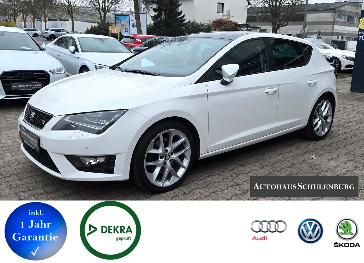 SEAT Leon 2.0 TDI FR Panorama Abstandstempomat LED Blanc - 1