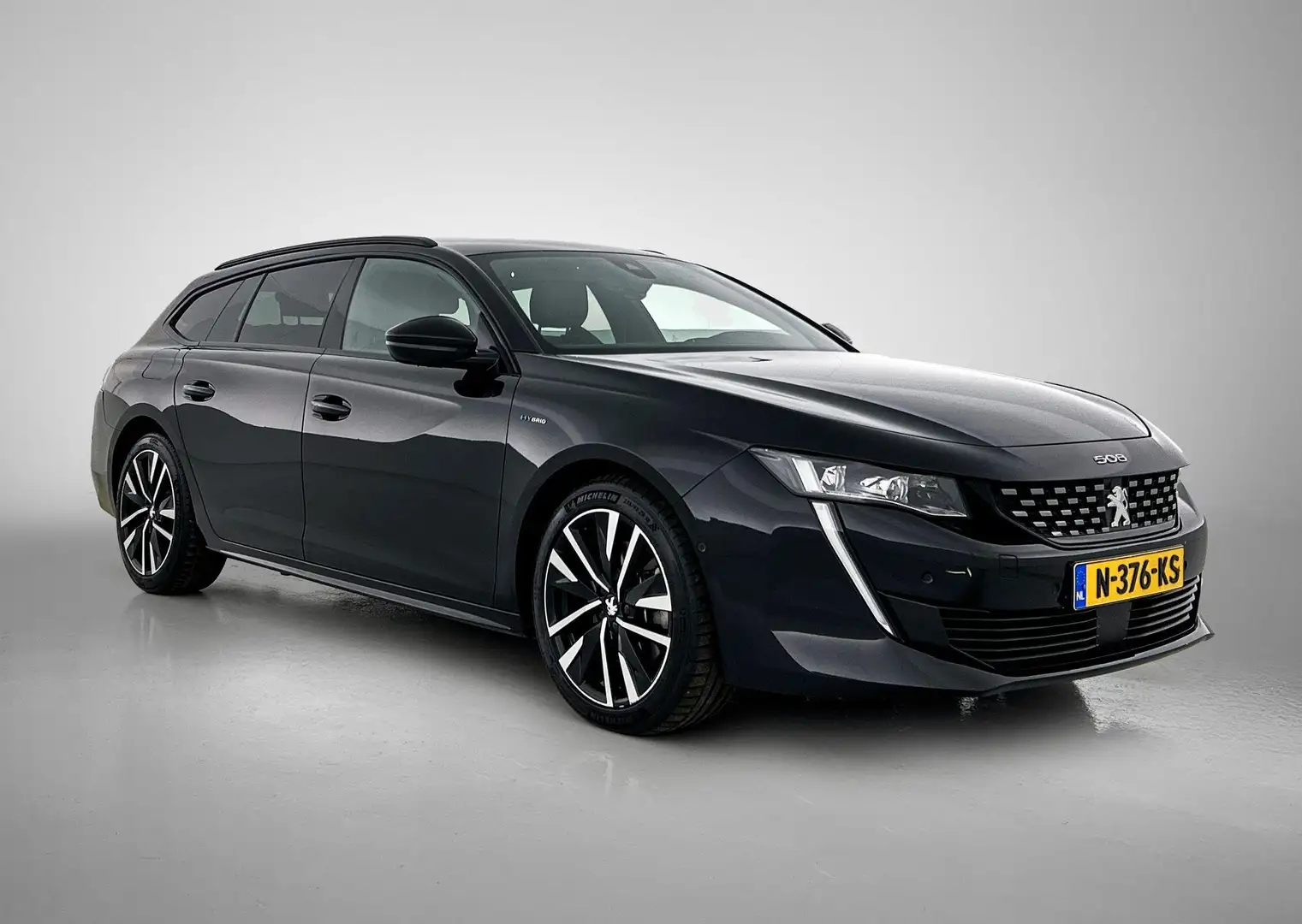 Peugeot 508 SW 1.6 HYbrid GT Navigatie | Camera | Adaptive Cru Zwart - 2