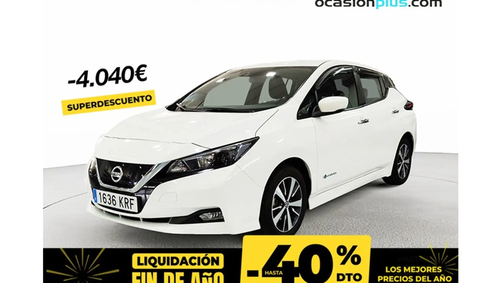 Nissan Leaf 40 kWh Acenta 110kW Blanc - 1