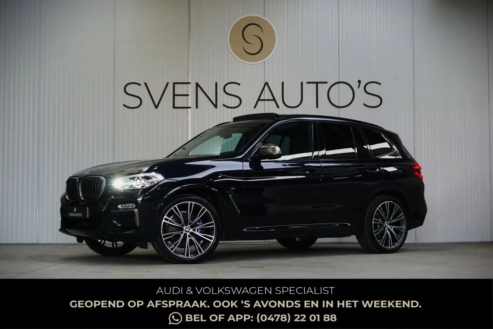 BMW X3 M40i xDrive Org.NL|Panodak|H&K|HUD|Trekhaak Schwarz - 1