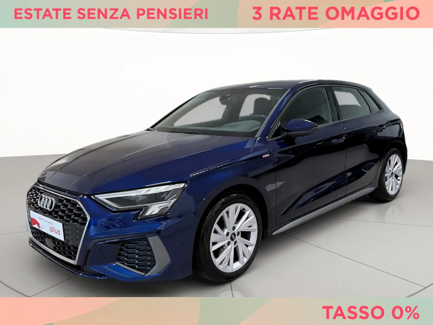 Audi A3 sportback 40 2.0 tdi s line edition quattro s-tron Blu/Azzurro - 1