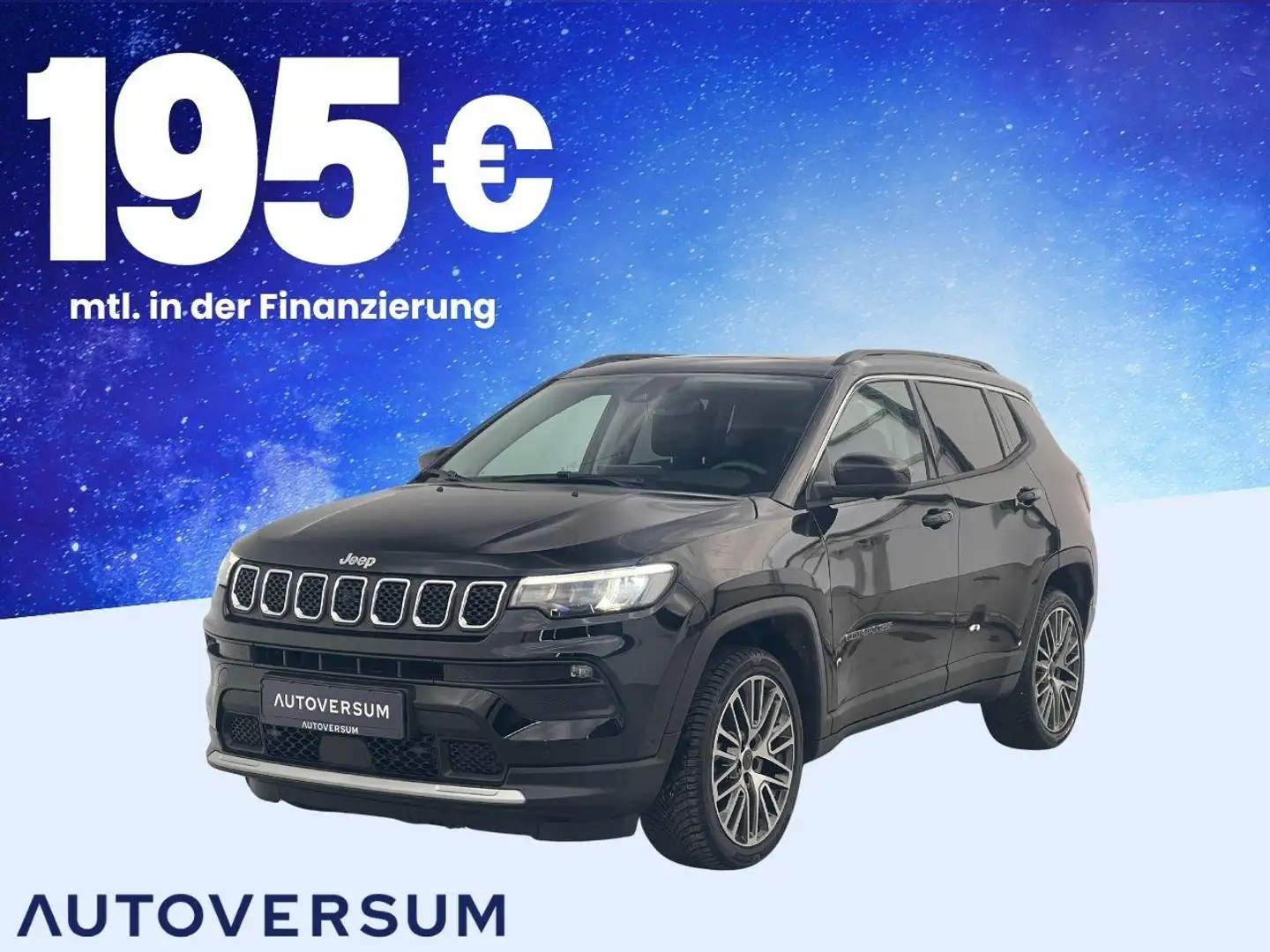 Jeep Compass M-Air Limited MHEV LED*PANO*KEY*KAM*ACC Noir - 1