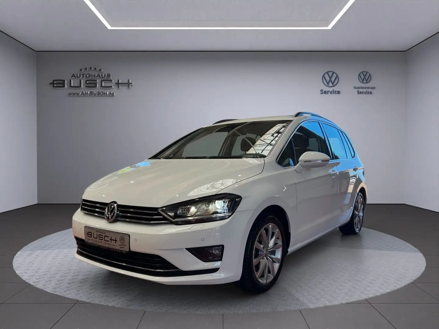 Volkswagen Golf Sportsvan 1.4 TSI 92kw DSG Highline AHK Xen Weiß - 1