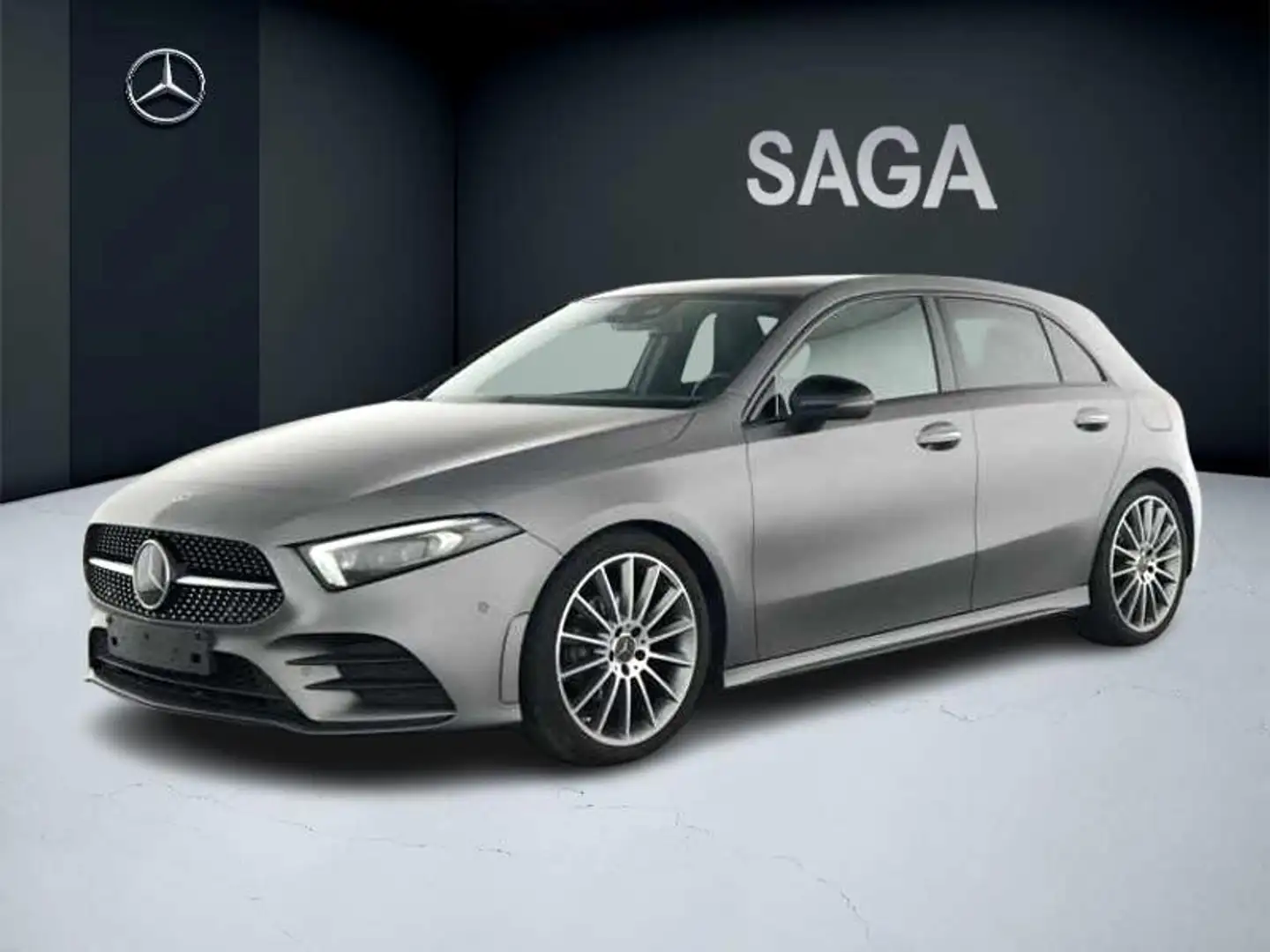 Mercedes-Benz A 180 d AMG Pack Night Toit Pano Gris - 1