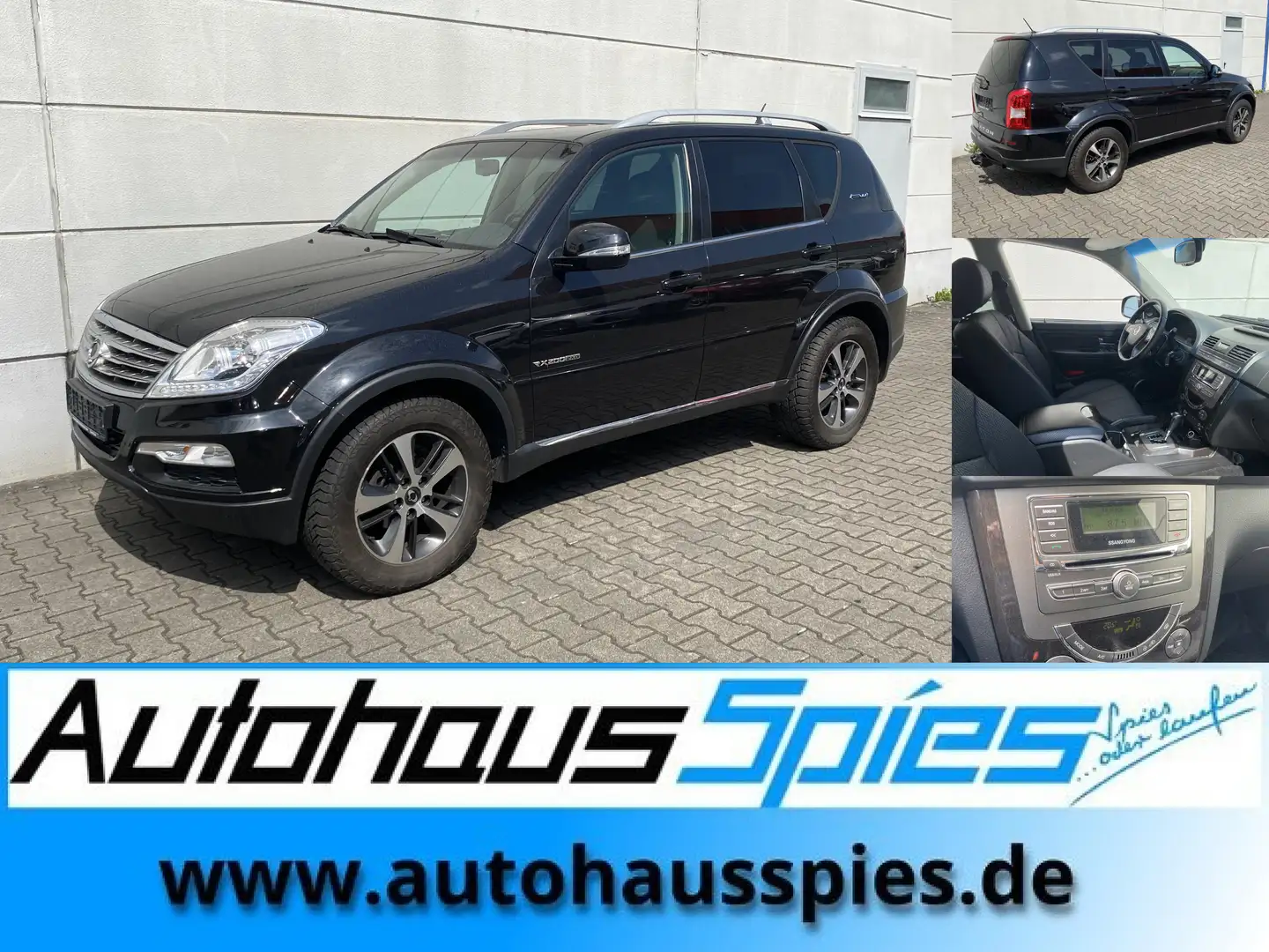 SsangYong Rexton W 2,0 E-XDI 4WD AT Quartz AHK 2,6t el.Sitz Tmat Bt Negro - 1