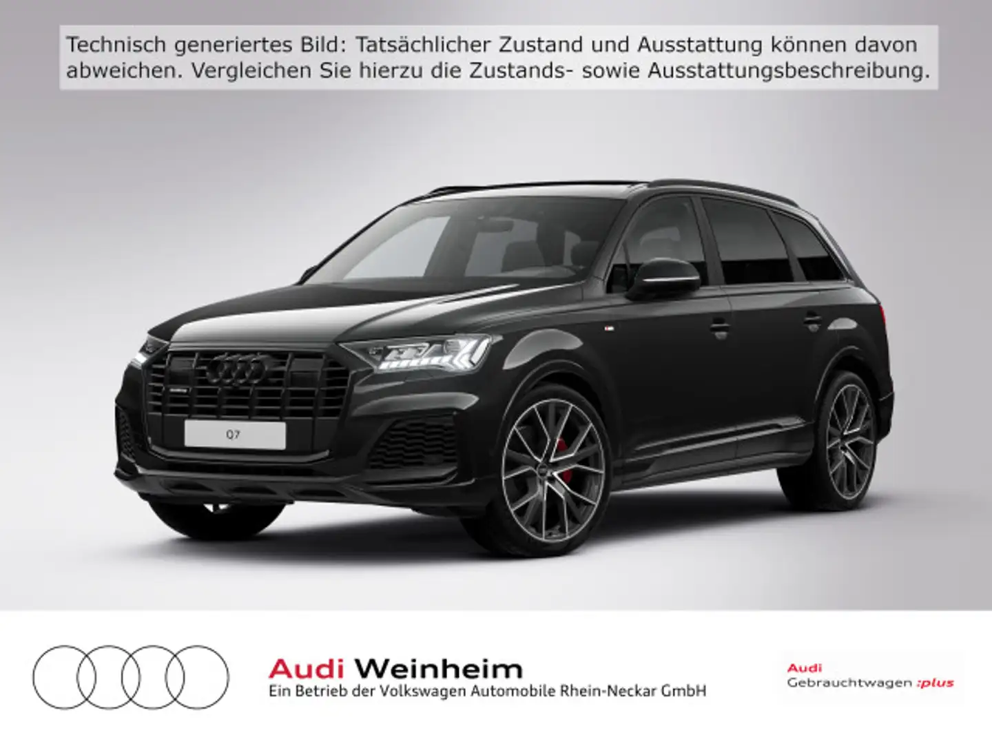 Audi Q7 55TFSI 7-Sitze Black S-Line competition plus Schwarz - 2
