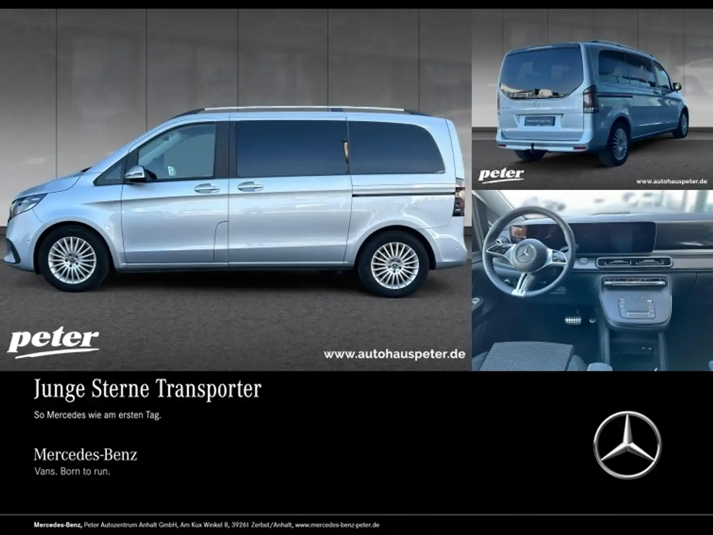 Mercedes-Benz V 300 d STYLE Kompakt LED+MBUX+DISTR+AHK Argent - 1