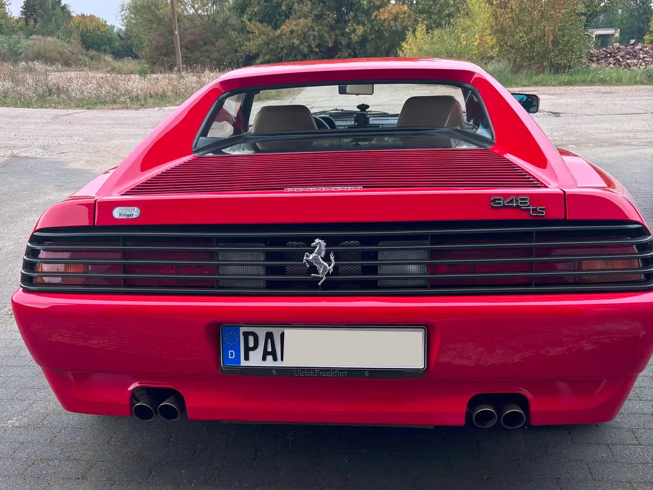 Ferrari 348 TS Targa 2.Hand Scheckheft Inspektion neu, foto 3