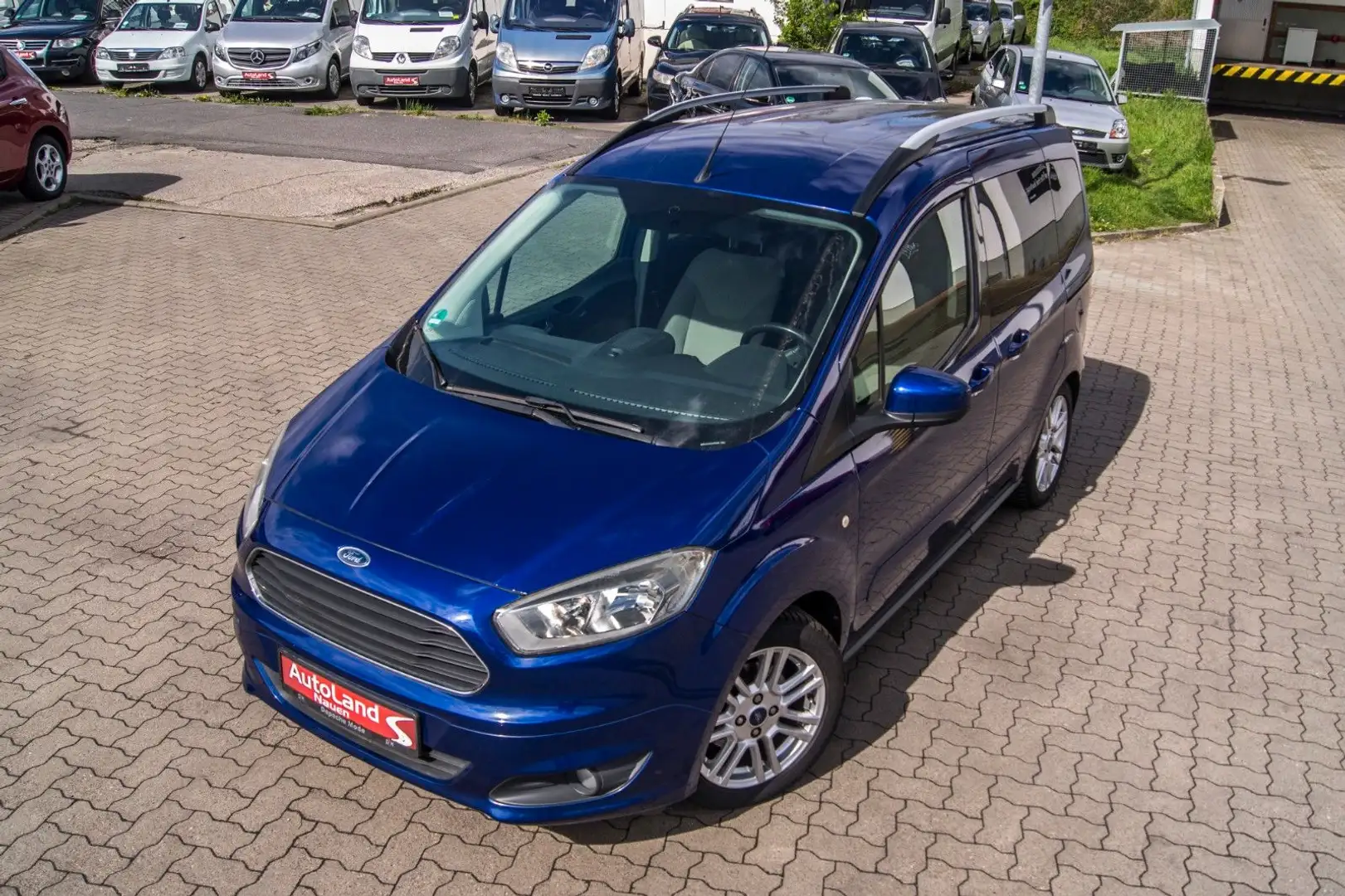 Ford Tourneo Courier +Navi+PDC+TUV+NR24 Blauw - 1