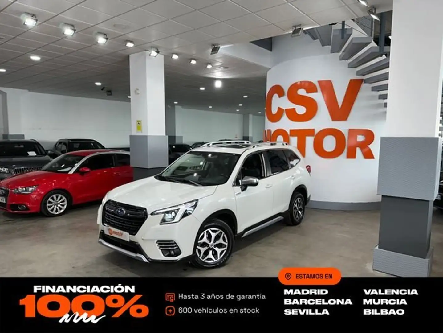 Subaru Forester 2.0i Hybrid Executive Plus CVT Blanco - 1