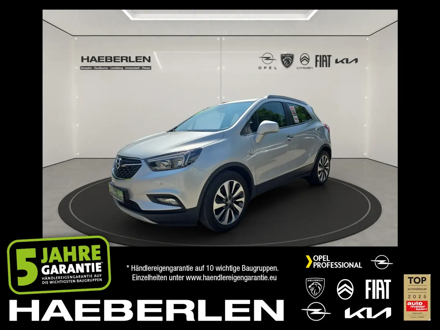 Opel Mokka X 1.4 Turbo 120 Jahre Klimaauto*PDC Argent - 1