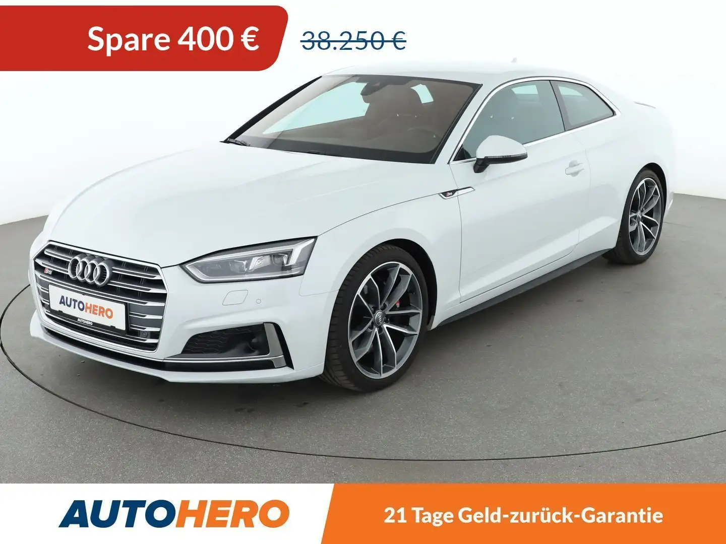 Audi S5 3.0 V6 TFSI quattro Aut.*NAVI*LED*ACC*CAM*PDC* Blanc - 1