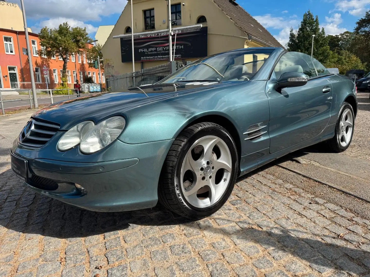 Mercedes-Benz SL 500 *BOSE*MASSAGE*SITZBELÜFT*DEUTSCHES AUTO* Blau - 1