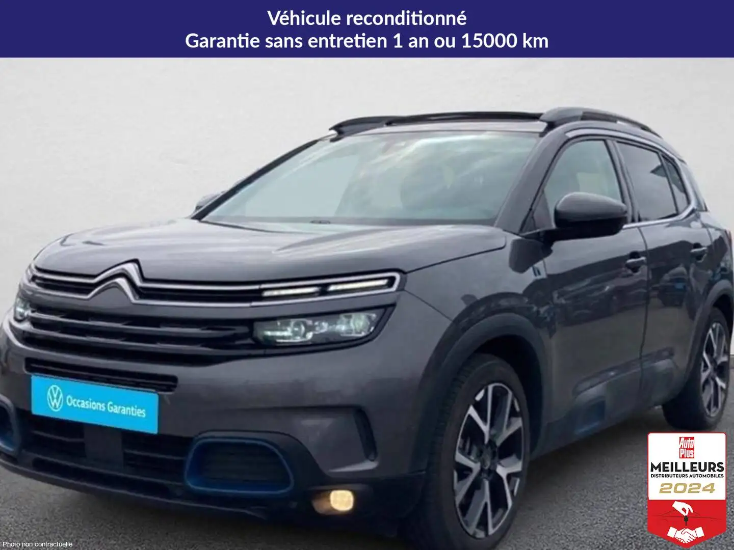 Citroen C5 Aircross Hybride rechargeable 225 s\u0026s e-eat8 shine pac Gris - 1