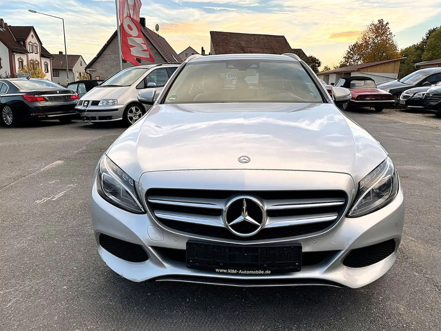 Mercedes-Benz C 200 T-Modell BlueTec d/ HEAD-UP /NAVI/AHK/LED Argent - 2