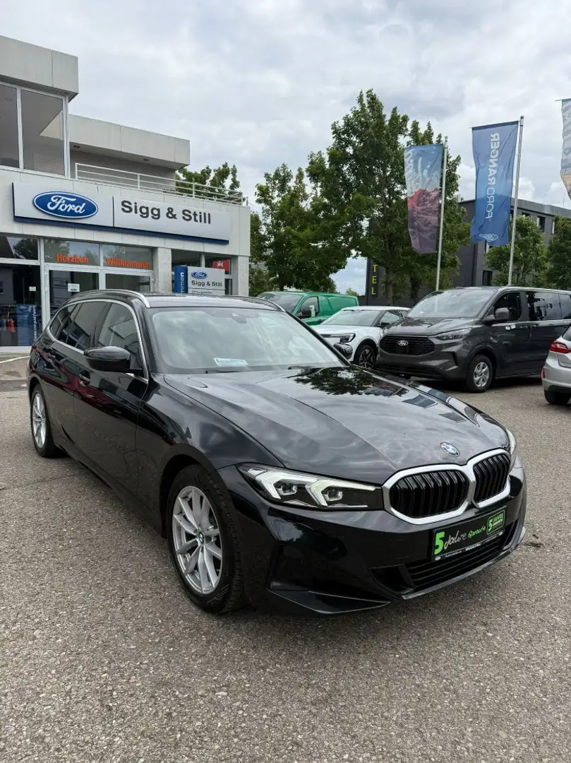 BMW 318 d Touring AT LED*NAV*SHZ*EL-KLAPPE*CAM*PARK-ASS Schwarz - 2