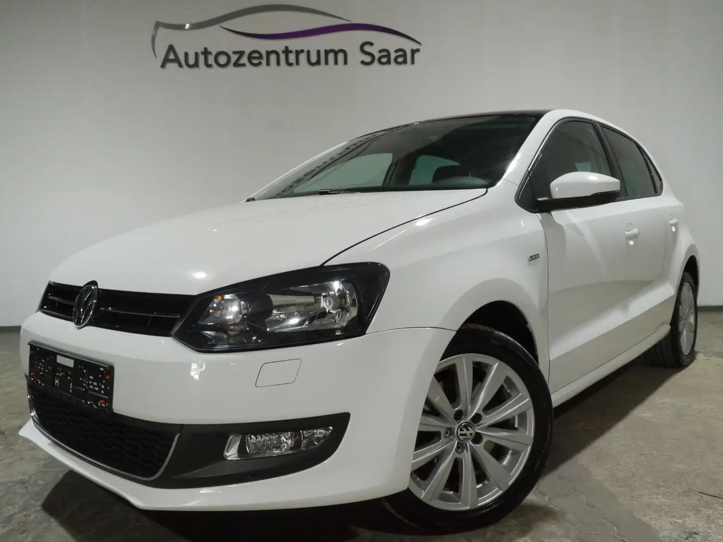 Volkswagen Polo V Life Klima Sitzheizung Tempomat Pano PDC Blanc - 1