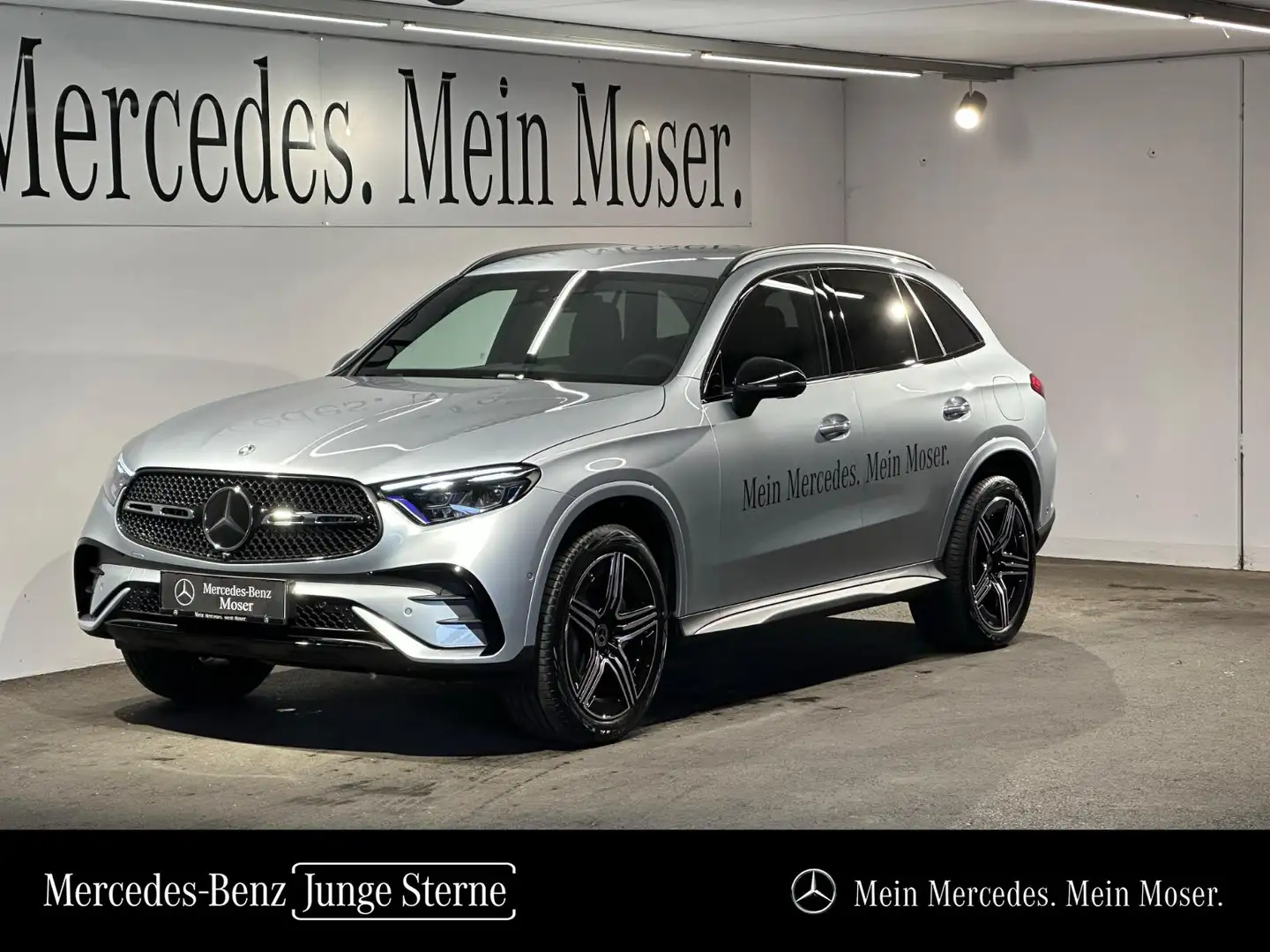 Mercedes-Benz GLC 300 de 4MATIC mit EQ Hybrid Technologie Österreich-Edi Silber - 1