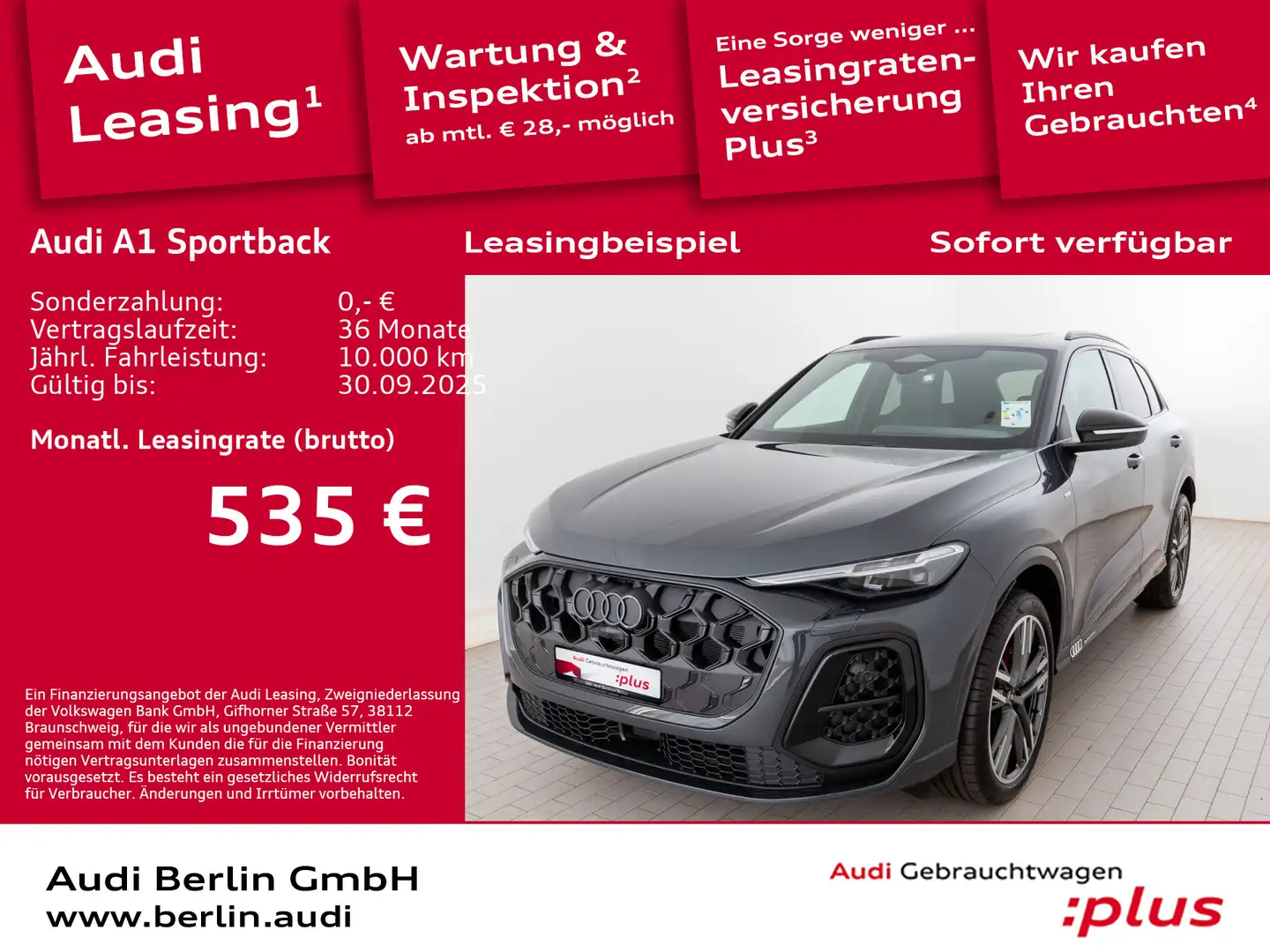 Audi A1 S line 35 TFSI S tronic Grijs - 1