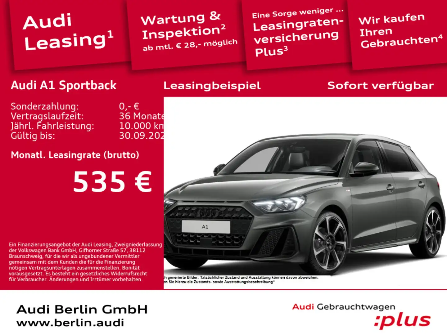 Audi A1 S line 35 TFSI S tronic Gri - 1