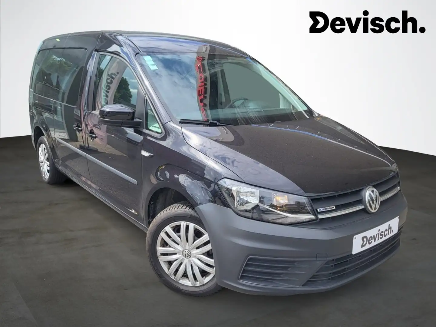 Volkswagen Caddy TSI Maxi Life *Dubbele Cabine *Lichte vracht Zwart - 1
