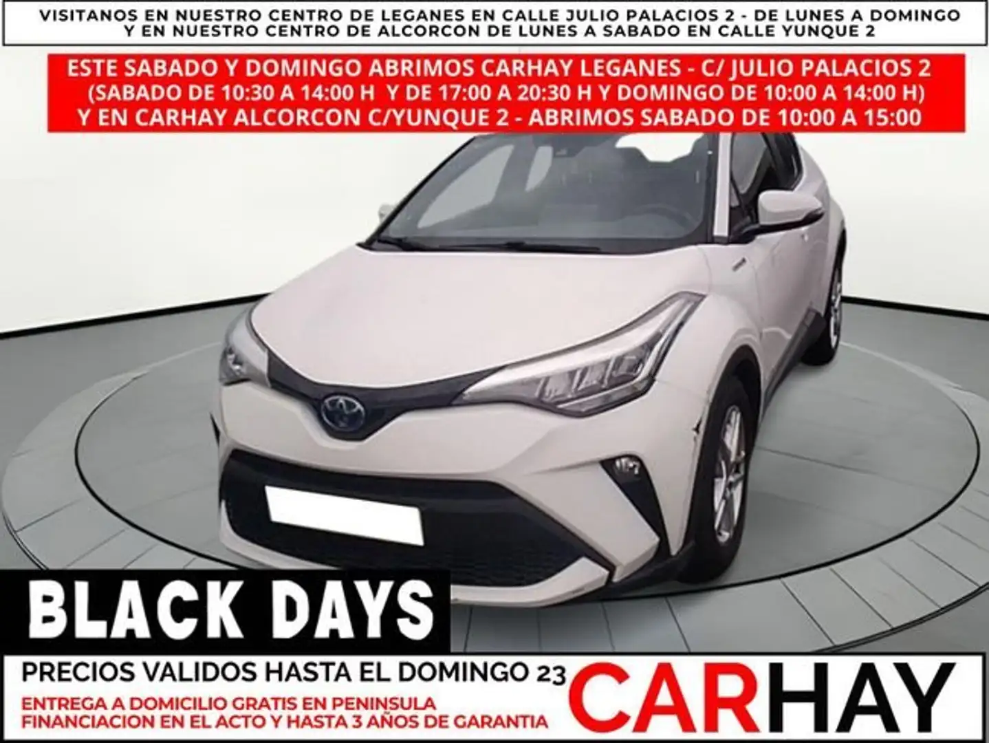 Toyota C-HR 125H Active Blanc - 1