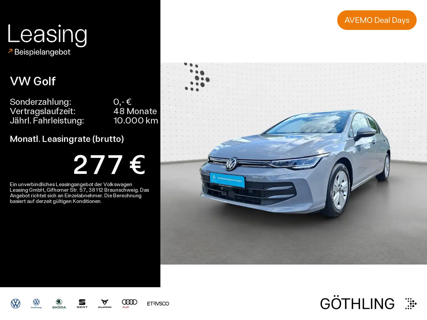 Volkswagen Golf Life 1.5 TSI DSG*APP*KAM*SHZ*ASG*LED* Grau - 1