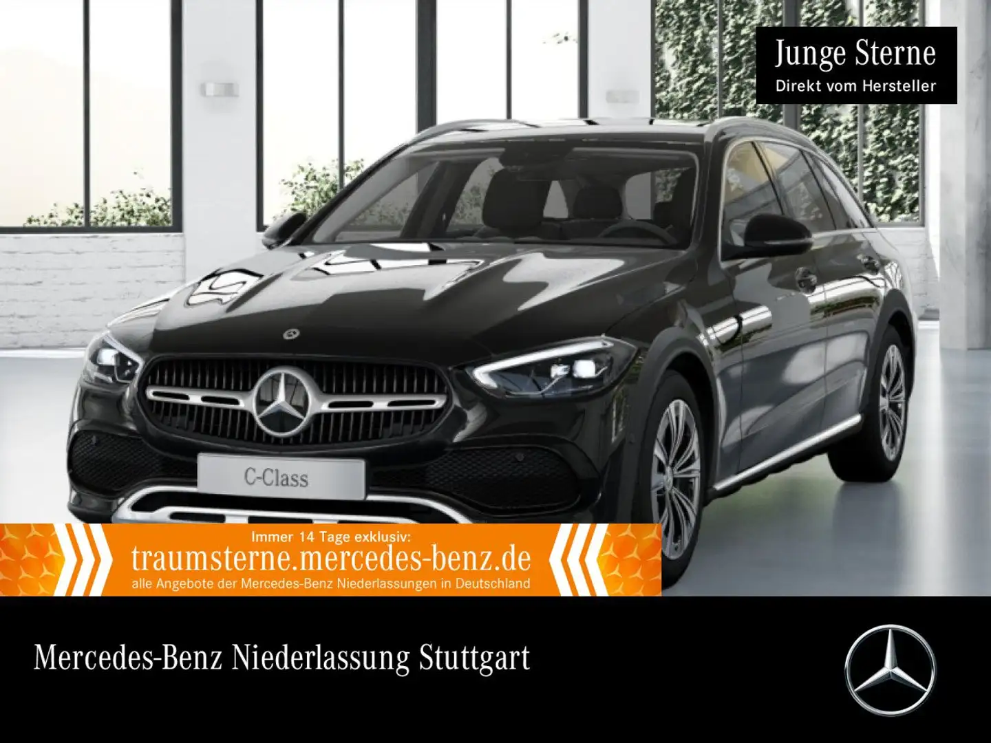 Mercedes-Benz C 220 d T 4M AVANTG+AHK+LED+KAMERA+KEYLESS+9G Schwarz - 1