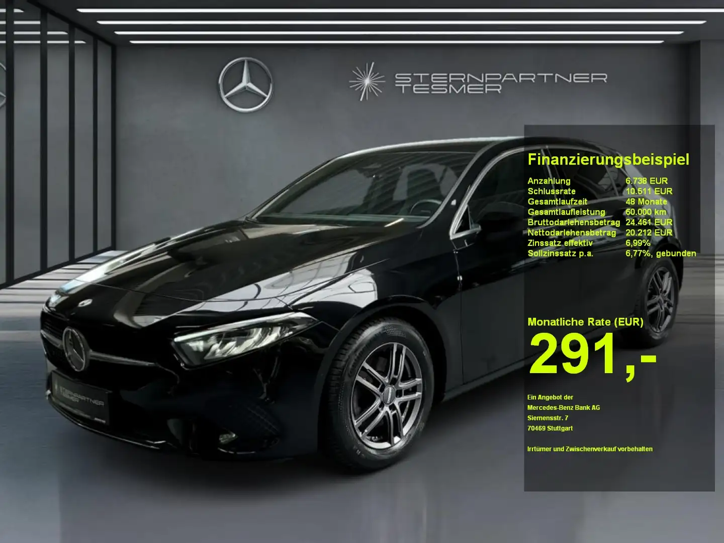 Mercedes-Benz A 180 Progr. Mbux Kamera Sitzh. LED Parktronic Zwart - 1