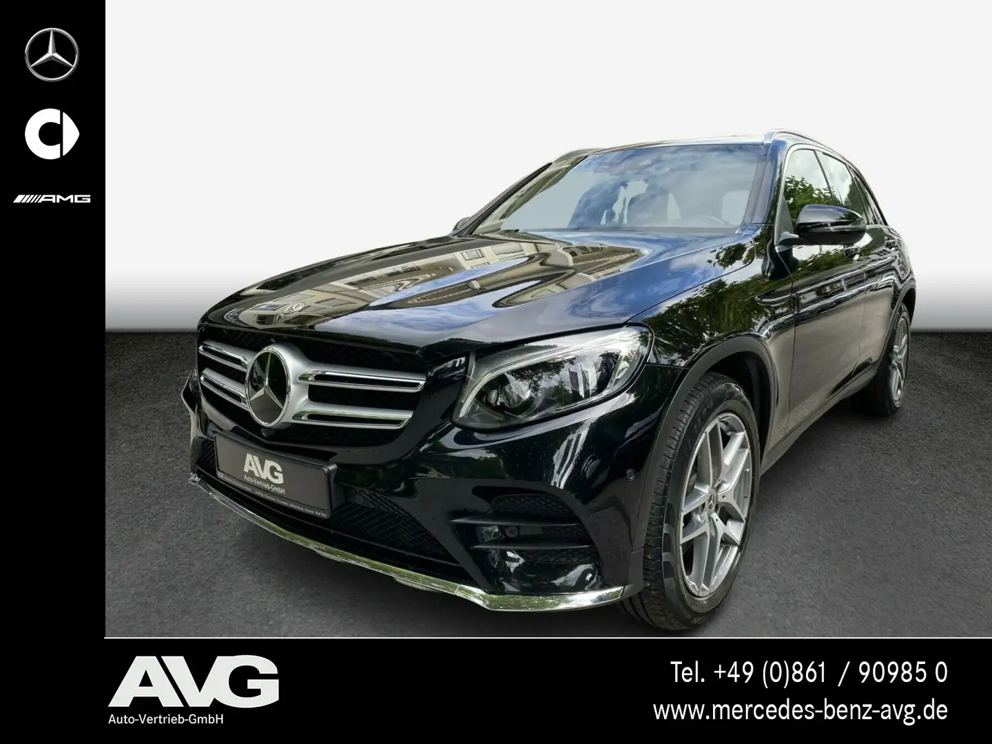 Mercedes-Benz GLC 220 GLC 220 d 4M AMG AHK MBEAM-LED 360°Kamera Distr Schwarz - 1