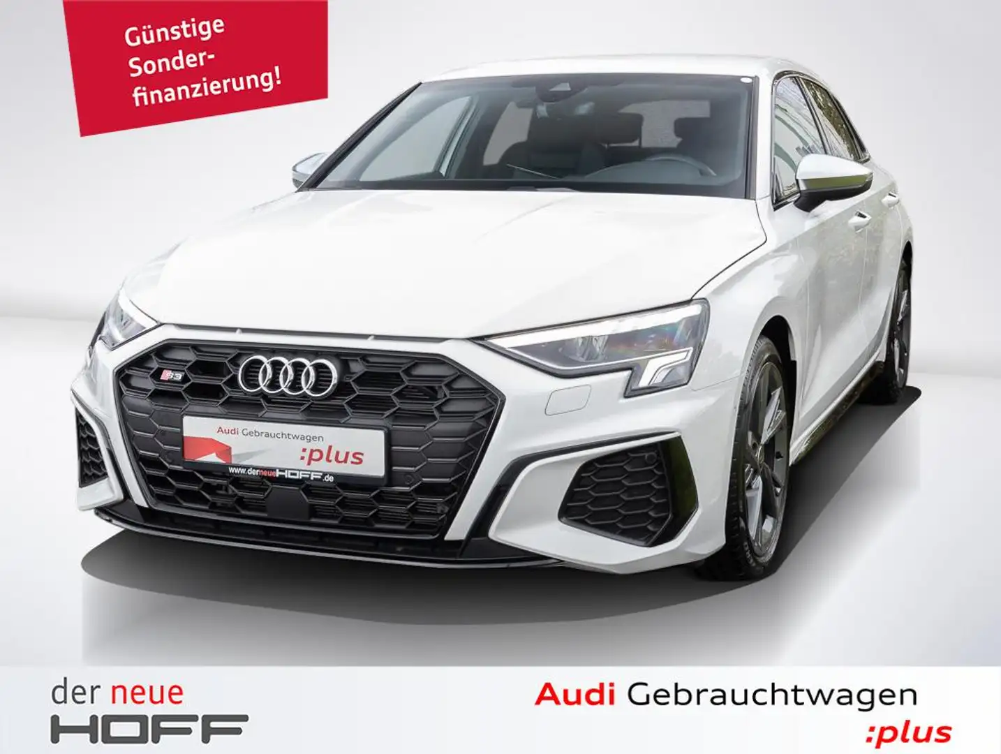 Audi S3 Sportback quattro LED Navi Plus Privacy GRA APP Blanc - 1