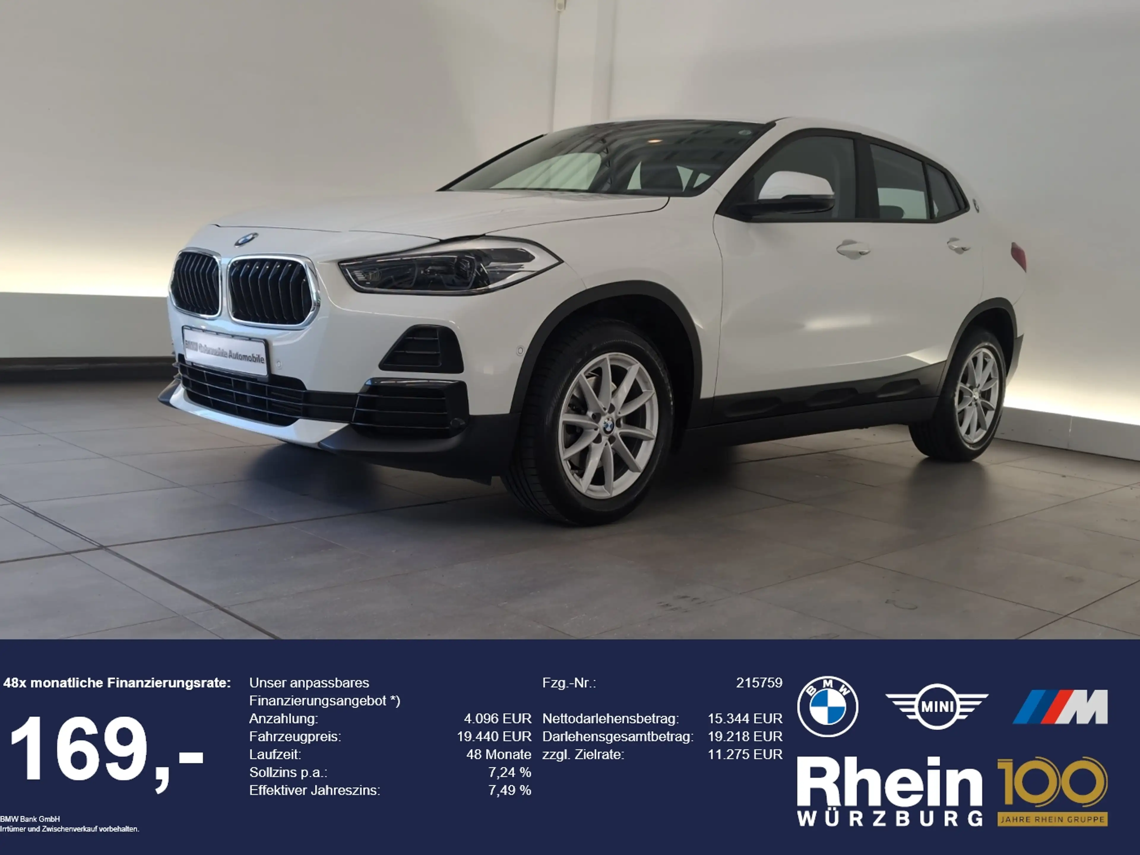 BMW X2 sDrive18i Navi/LED/SHZ/PDCvo+hi/SLI