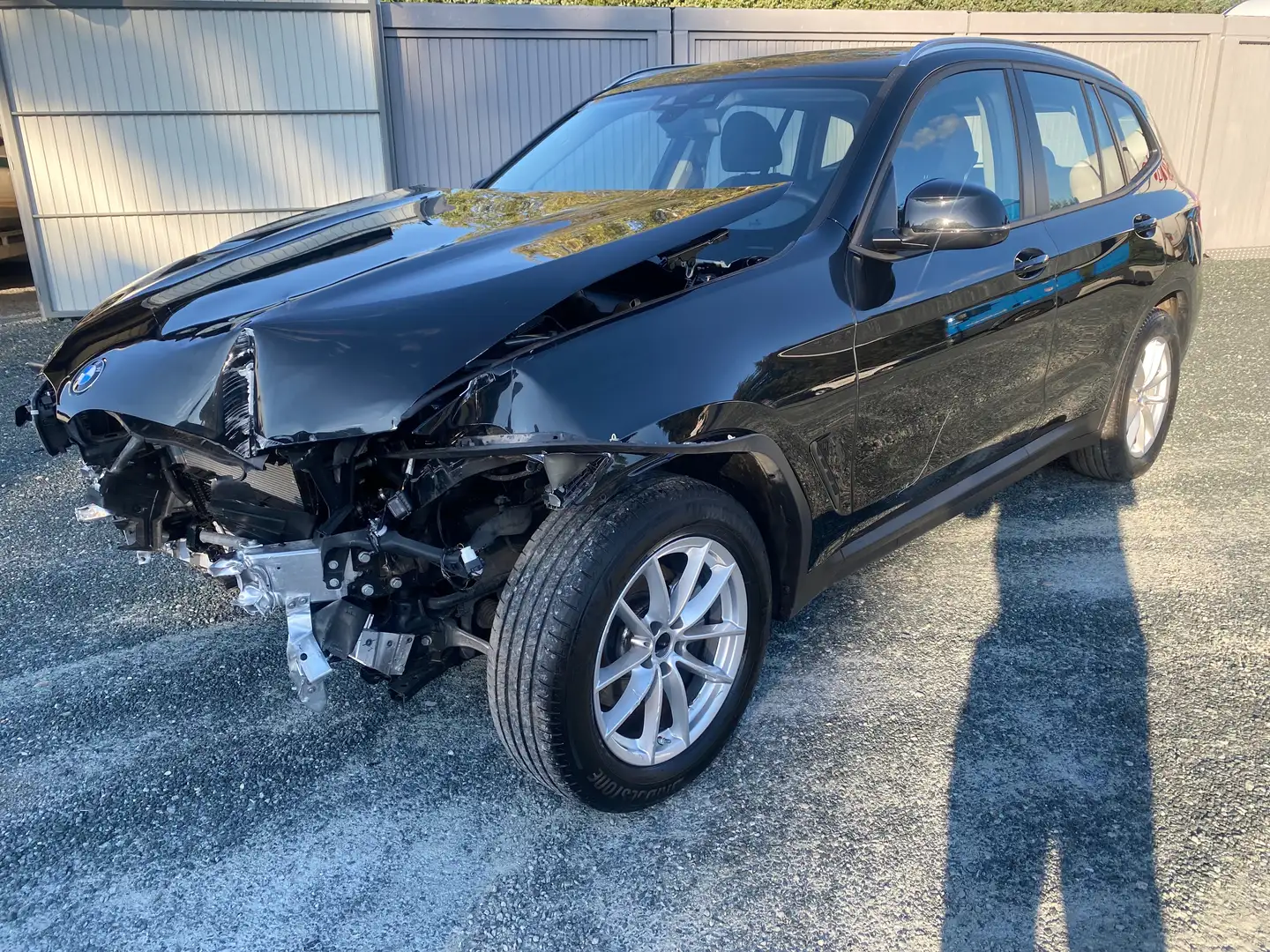 BMW X3 xDrive 20 d 48 V Aut (G01) Unfallfahrzeug Navi LED Schwarz - 1