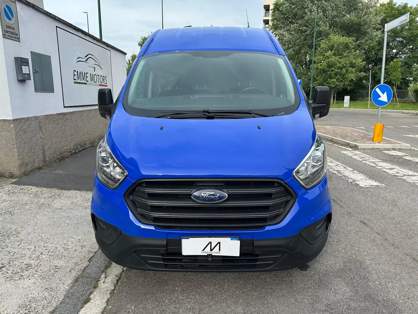 Ford Transit Custom 300 2.0 MHEV 170Cv L2H2 3 POSTI - CAMERA/PDC Bianco - 2