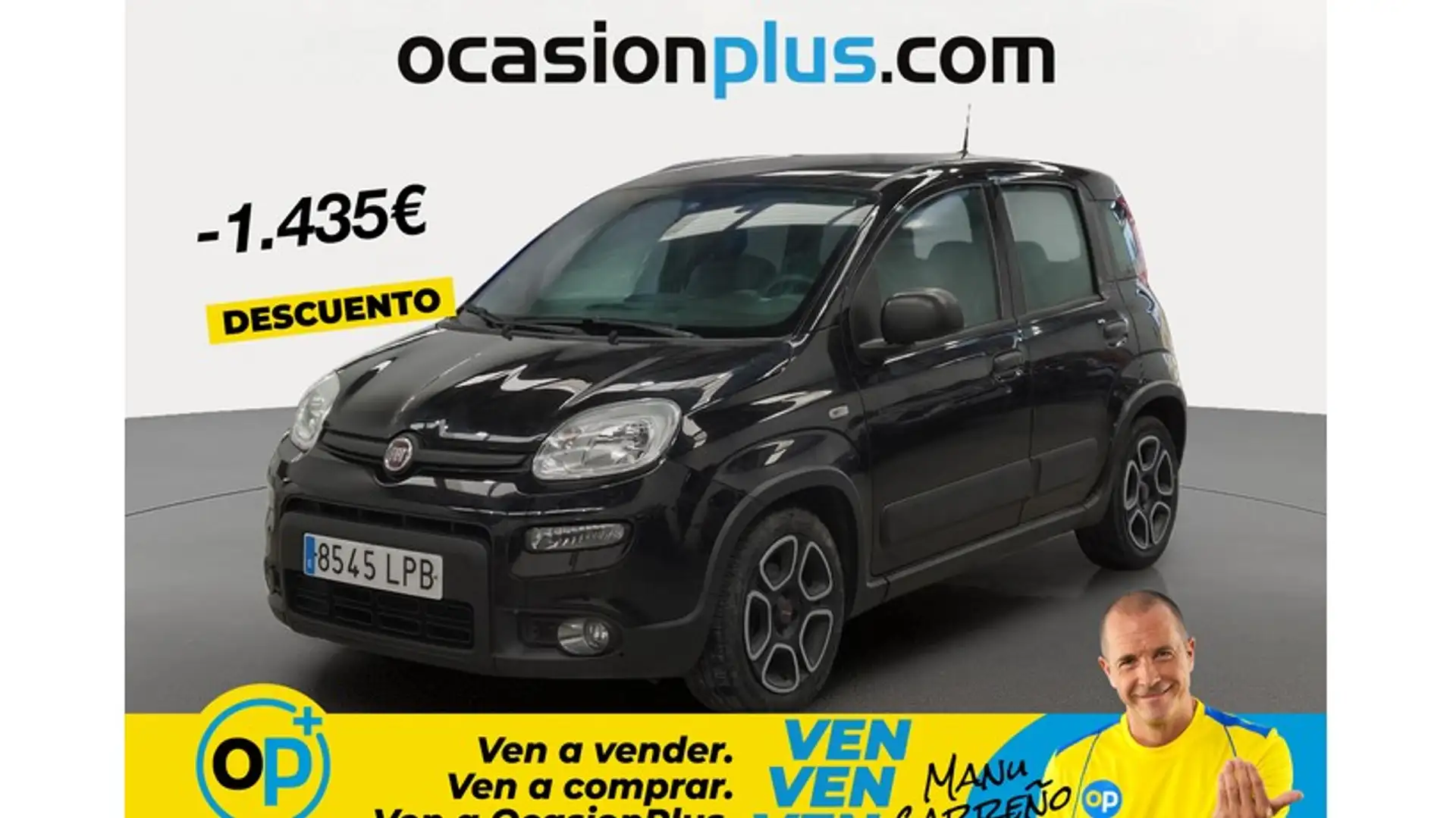 Fiat Panda 1.0 Gse City Live Hybrid Negro - 1