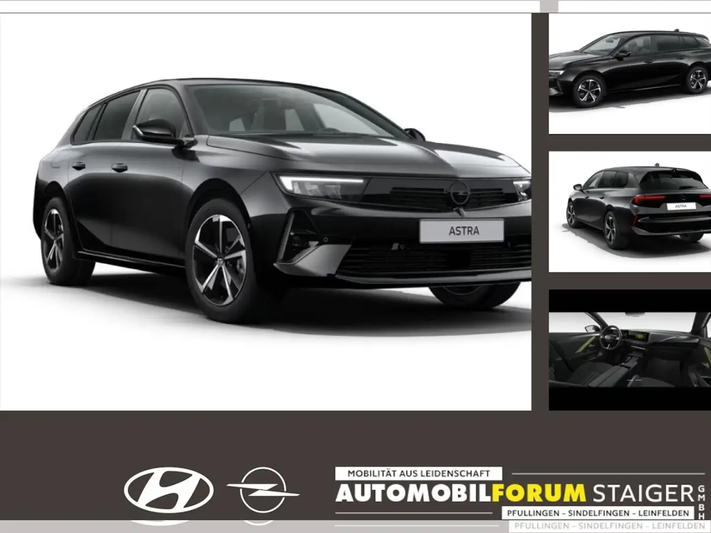 Opel Astra L 1.2 Turbo GS Matrix 2xKlima 360 ACC AUT Schwarz - 1