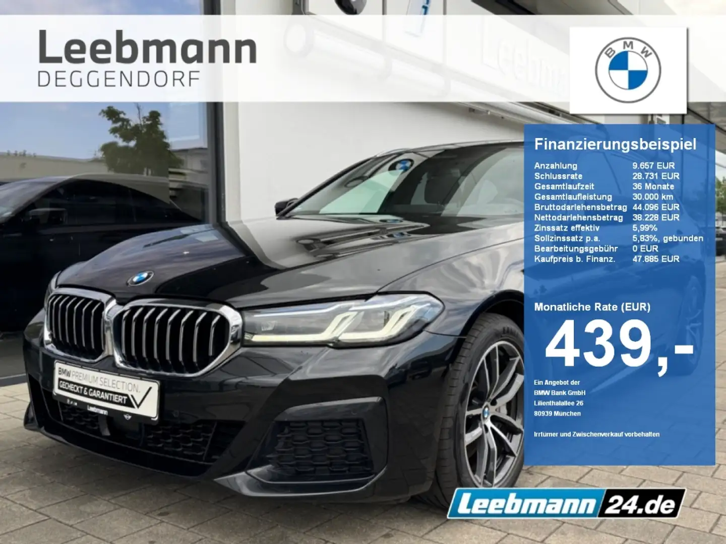 BMW 540 i xDrive Tour. M-Sportpaket 2 JAHRE GARANTIE Negro - 1