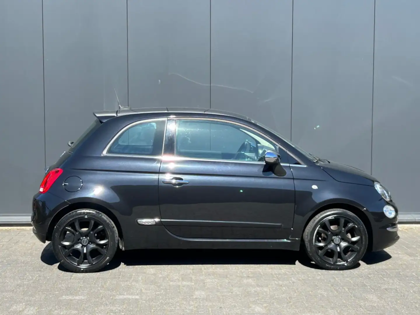 Fiat 500 1.2 Lounge Panoramadak Navi XL Cruise PDC Zwart - 2