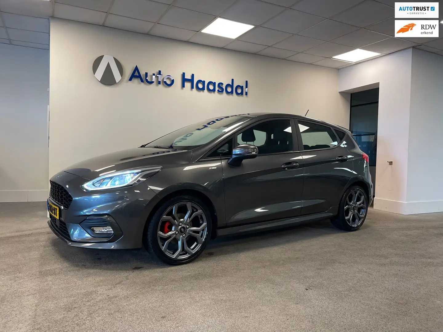 Ford Fiesta 1.0 EcoBoost|ST-LINE|62.269km|CARPLAY|VEEL OPTIES! Grijs - 1
