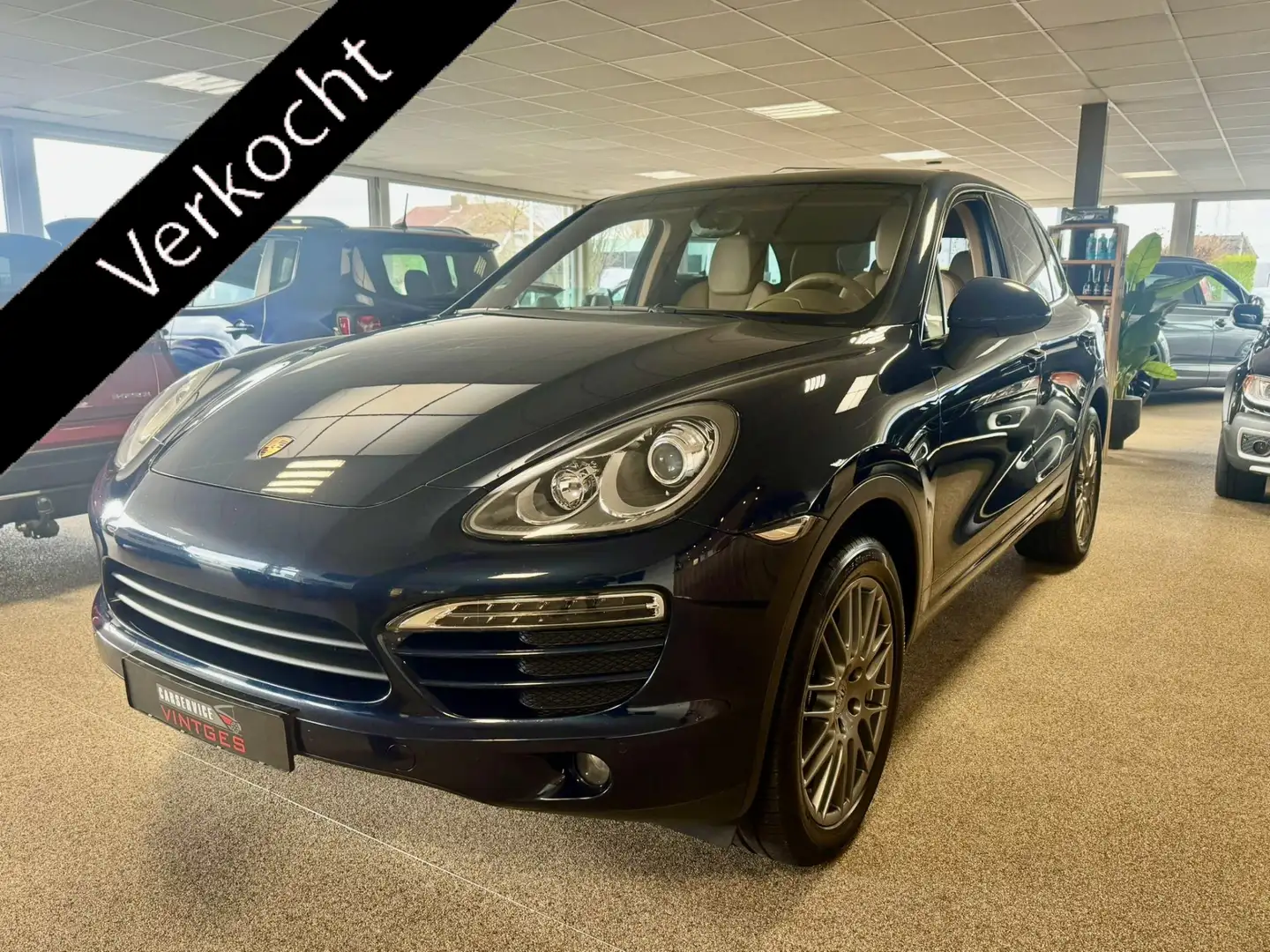 Porsche Cayenne Verkocht 3.6 Leder, PDC, Clima, Navi, stoelverwarm Blau - 1