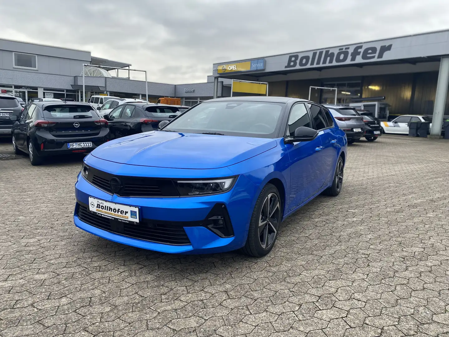 Opel Astra Astra GS ST AT/SHZ+LHZ/PDC vo+hi+360Cam Bleu - 1