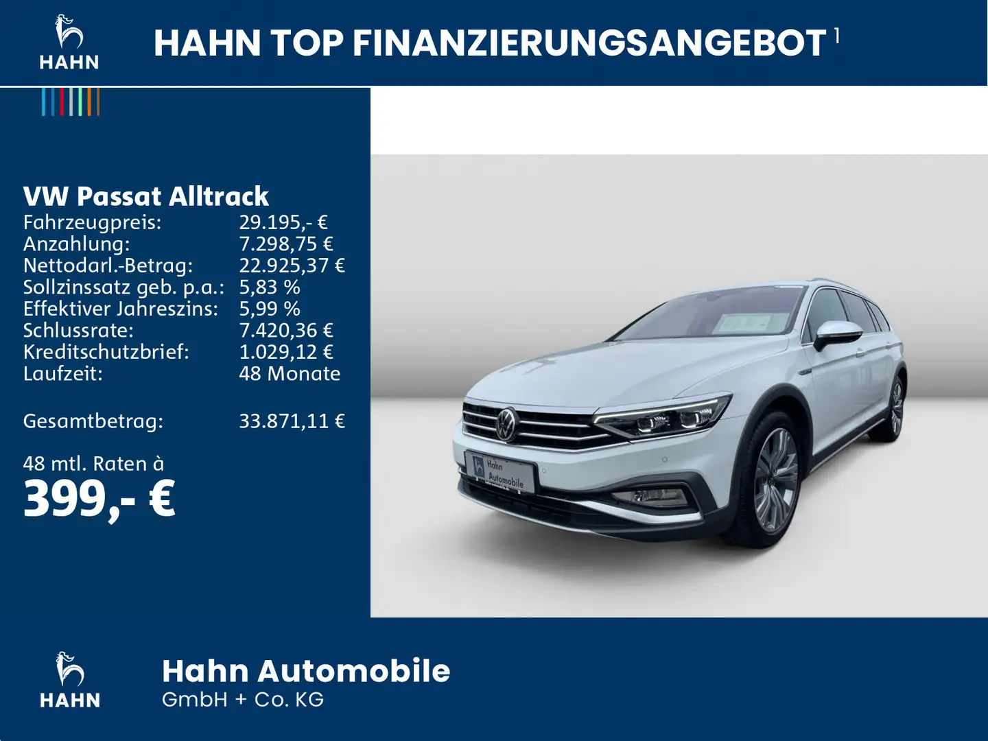 Volkswagen Passat Alltrack 4Motion 2.0TDI DSG AHK 360° IQ.L Weiß - 2
