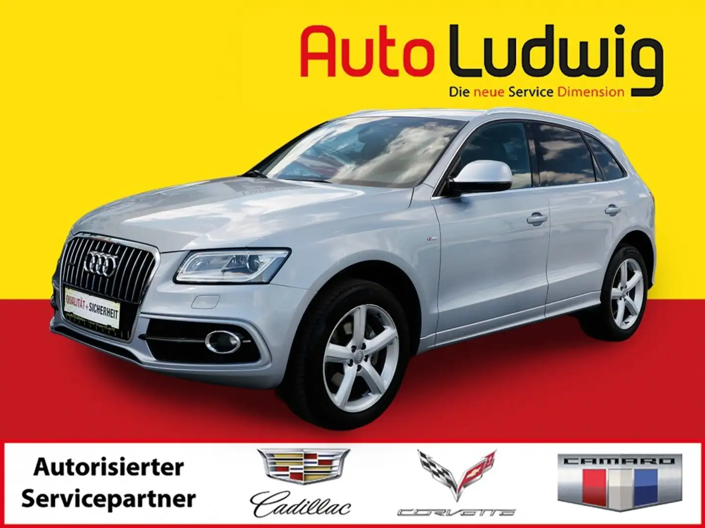 Audi Q5 2,0 TDI quattro Sport S-tronic*S-LINE*NAVI*XENO... Silber - 1