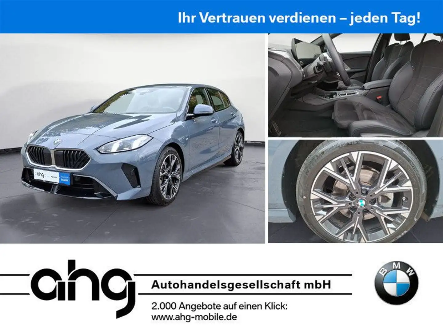 BMW 120 Steptronic M Sportpaket Premium Paket Sports Gris - 1