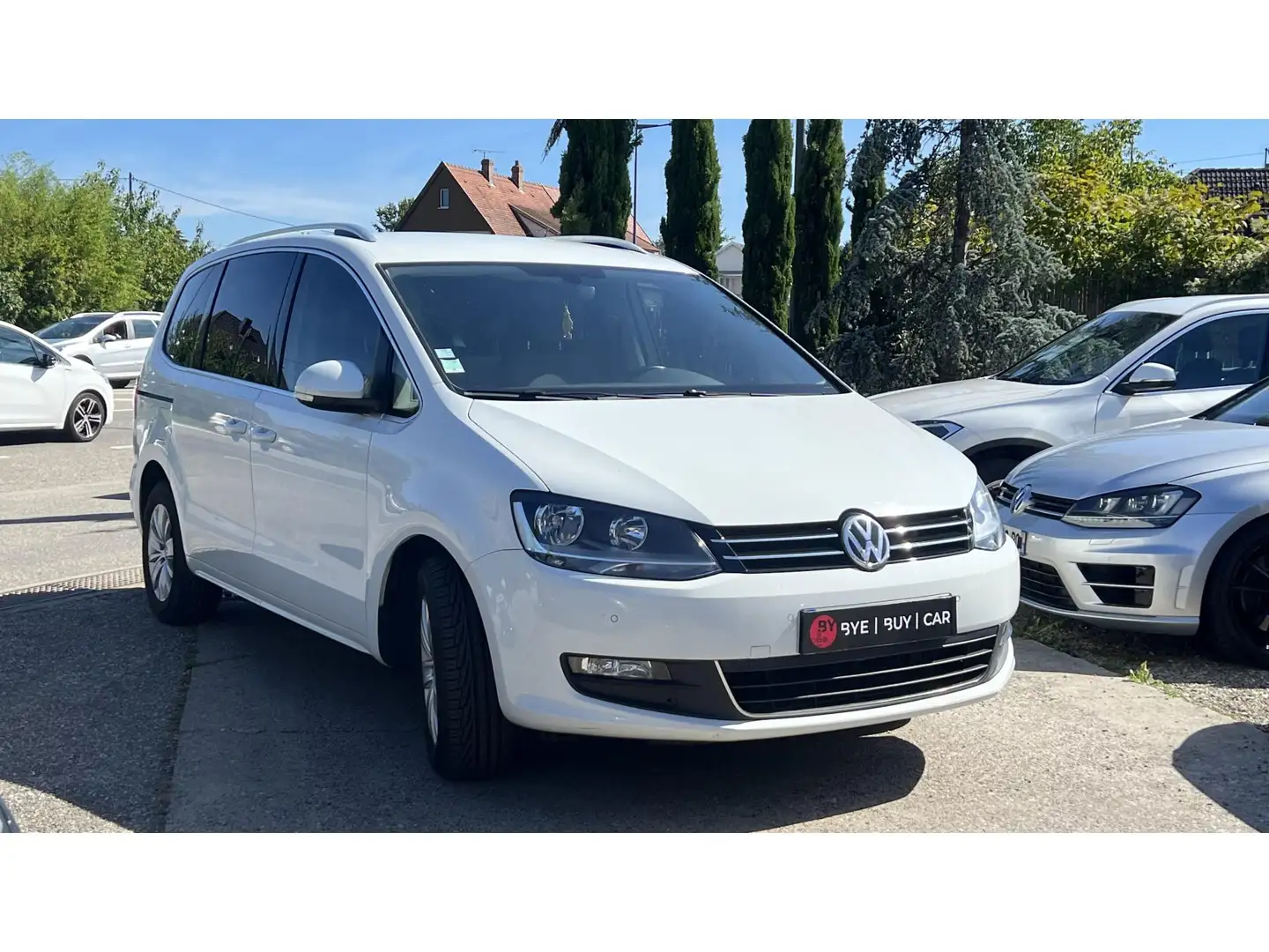 Volkswagen Sharan 2.0 TDI 150 7 PLACES Confortline - GARANTIE 12 MOIS Blanc - 1