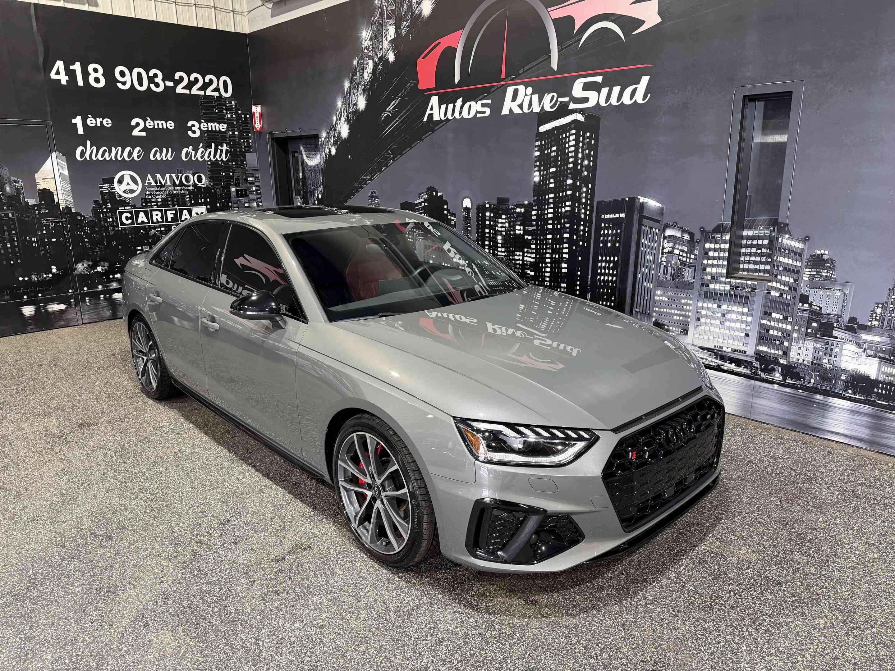 2024 Audi S4 TFSI quattro Technik CUIR ROUGE
