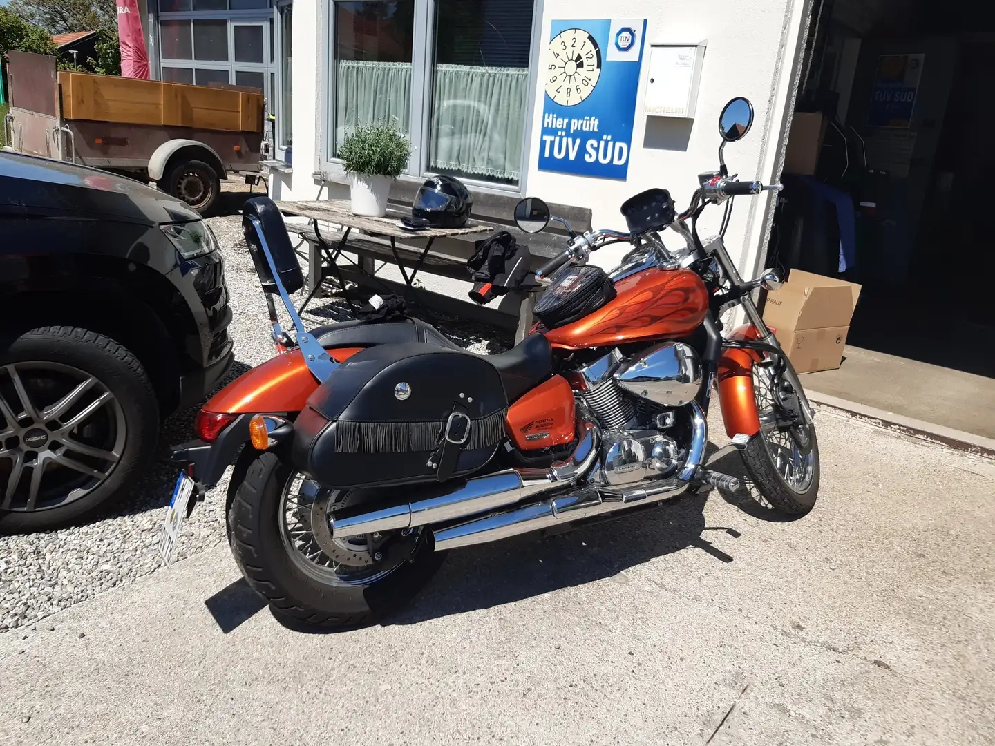 Honda VT 750 Shadow Roşu - 2