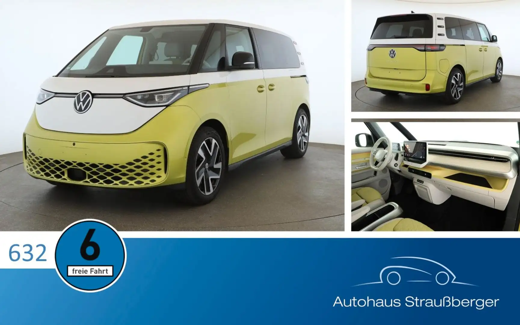 Volkswagen ID. Buzz Pro 360° IQ Light ACC AHK NP: 84.000€ Yellow - 1