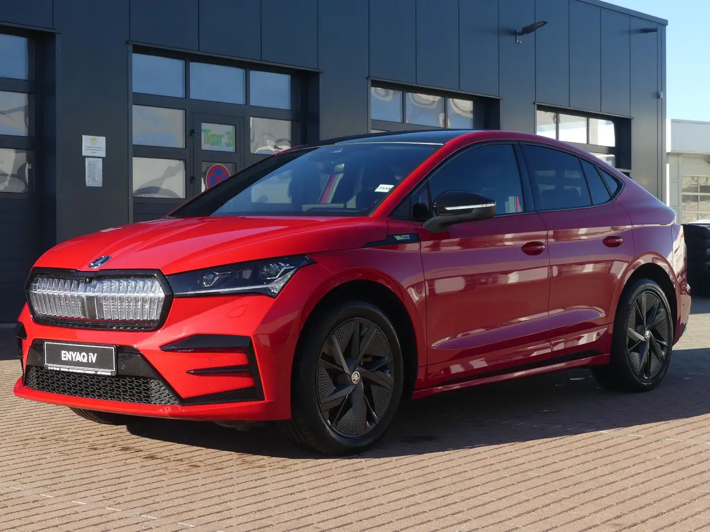 Skoda Enyaq Coupé RS MAXX*360Kamera*CrystalFace*LEDER Rot - 1